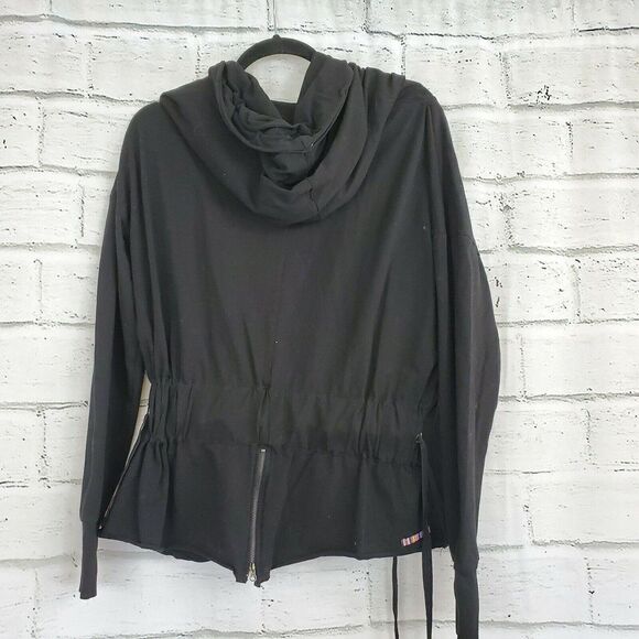 Talia Made In Peru Donna Jacket Black Peruvian Cotton Womens Size Medium - Picture 5 of 10
